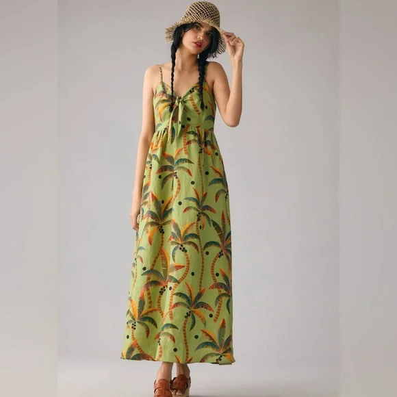 FARM Rio | Dresses | Farm Rio Tiefront Linen Dress Nwt Size Small Petite | Poshmark FARM Rio | Dresses | Farm Rio Tiefront Linen Dress Nwt Size Small Petite | Poshmark